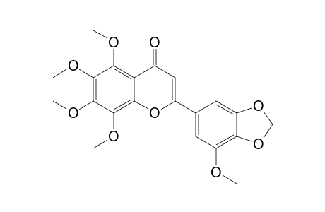 5,6,7,8,5'-PENTAMETHOXY-3',4'-METHYLENEDIOXYFLAVONE