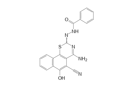 (4-Amino-5-cyano-6-hydroxy-2H-naphtho[2,1-e][1,3]thiazine-2-ylidene)benzohydrazide