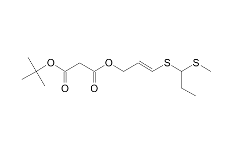 TERT.-BUTYL-3-[(1-METHYLTHIOPROPYL)-THIO]-2-PROPENYL-MALONATE