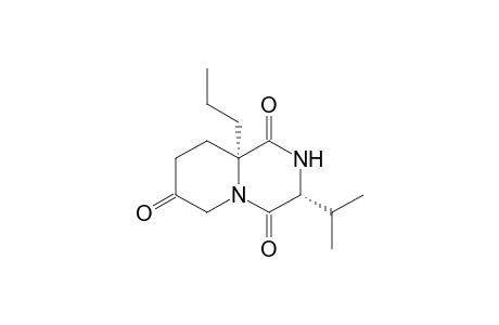 (3R,9aS)-3-isopropyl-9a-propyl-3,6,8,9-tetrahydro-2H-pyrido[1,2-a]pyrazine-1,4,7-trione