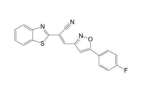 (E)-2-(BENZO-[D]-THIAZOL-2-YL)-3-[5-(4-FLUOROPHENYL)-ISOXAZOL-3-YL]-ACRYLONITRILE