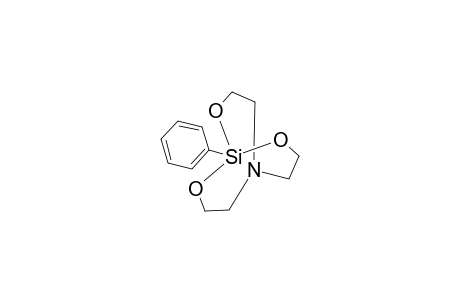 2,8,9-Trioxa-5-aza-1-silabicyclo[3.3.3]undecane, 1-phenyl-