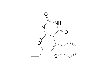 5-(2-Propionylbenzothiophen-3-yl)pyrimidine-2,4,6(1H,3H,5H)-trione