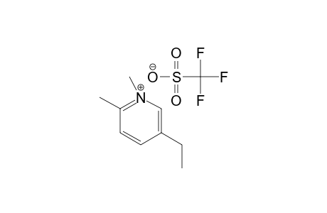 1,2-DIMETHYL-5-ETHYL-PYRIDINIUM-TRIFLUOROMETHANESULFONATE