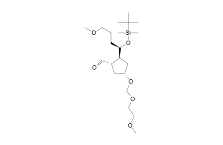 1-(1-TERT.-BUTYLDIMETHYLSILOXY-4-METHOXYBUTYL)-3-METHOXYETHOXYMETHOXYCYCLOPENTANE-5-CARBALDEHYDE