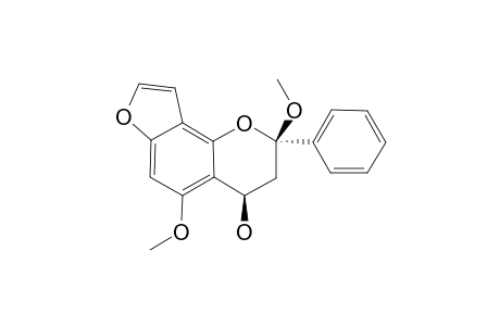 2,5-DIMETHOXY-4-HYDROXY-[2'',3'':7,8]-FURANOFLAVAN