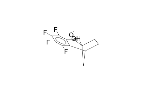 1-HYDROXY-2-METHOXY-3,4-TETRAFLUOROBENZOBICYCLO[3.2.1]OCTA-3-EN-2-YLCATION