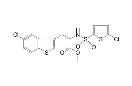 3-(5-Chloro-benzo[b]thiophen-3-yl)-2-(5-chloro-thiophene-2-sulfonylamino)-propionic acid methyl ester