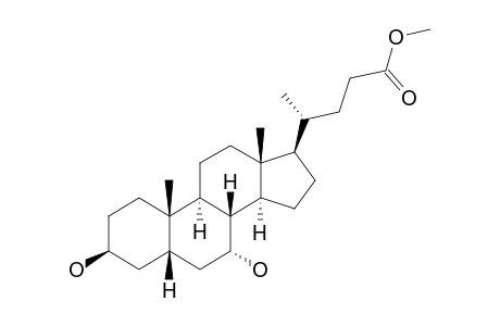 3-BETA,7-ALPHA-DIHYDROXY-5-BETA-CHOLSAEUREMETHYLESTER