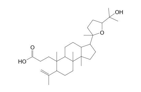 3,4-Secodammar-4(28)-en-3-oic acid, 20,24-epoxy-25-hydroxy-, (24S)-