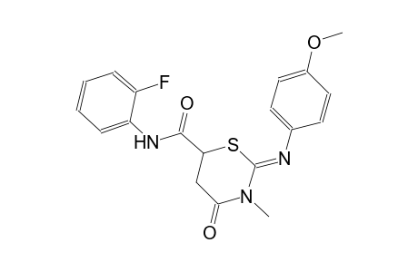 2H-1,3-thiazine-6-carboxamide, N-(2-fluorophenyl)tetrahydro-2-[(4-methoxyphenyl)imino]-3-methyl-4-oxo-, (2Z)-