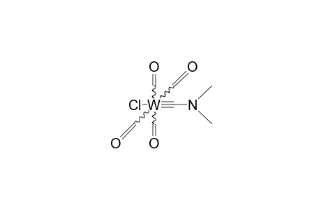 trans-Tetracarbonyl-chloro(dimethylamino-carbyne)tungsten