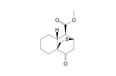 METHYL_(3S*,4S*,4AR*,7AS*)-HEXAHYDRO-9-OXO-3-H-3,8A-ETHANO-1-H-2-BENZOTHIOPYRAN-4-CARBOXYLATE