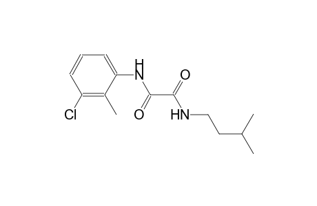 N'-(3-chloranyl-2-methyl-phenyl)-N-(3-methylbutyl)ethanediamide