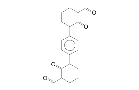 Benzene, 1,4-bis(3-formylcyclohexan-2-one-1-yl)-