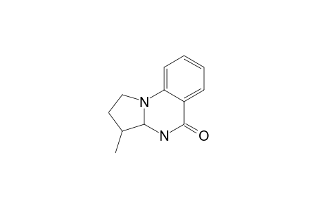 3-METHYL-2,3,3A,4-TETRAHYDROPYRROLO-[1,2-A]-QUINAZOLIN-5(1H)-ONE;MAJOR