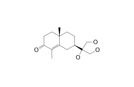 3-OXO-11,12,13-TRIHYDROXYEUDESM-4-ENE