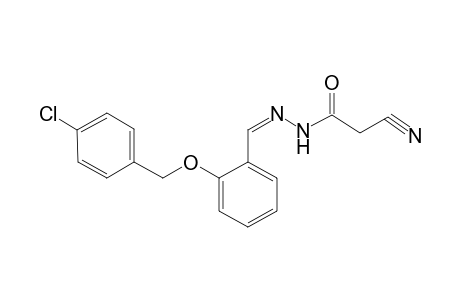 N'-((Z)-(2-[(4-Chlorobenzyl)oxy]phenyl)methylidene)-2-cyanoacetohydrazide