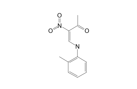 4-(2-METHYLPHENYL)-AMINO-3-NITROBUT-3-EN-2-ONE