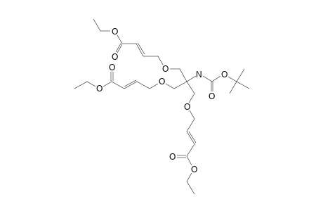 (2E,2'E)-DIETHYL-4,4'-[2-(TERT.-BUTOXYCARBONYLAMINO)-2-[[(E)-4-ETHOXY-4-OXO-BUT-2-EN-YL-OXY]-METHYL]-PROPANE-1,3-DIYL]-BIS-(OXY)-DIBUT-2-ENOATE