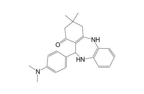 11-[4-(dimethylamino)phenyl]-3,3-dimethyl-2,3,4,5,10,11-hexahydro-1H-dibenzo[b,e][1,4]diazepin-1-one