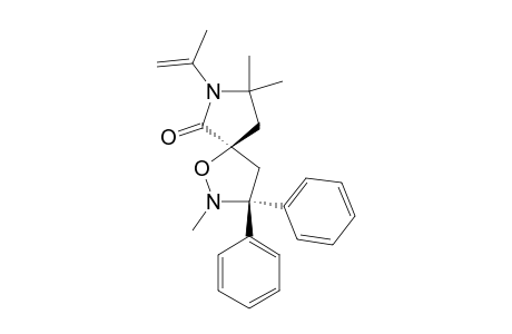 3,3-DIPHENYL-6-OXO-7-(1-METHYLETHENYL)-8,8-DIMETHYL-1-OXA-2,7-DIAZASPIRO-[4.4]-NONANE