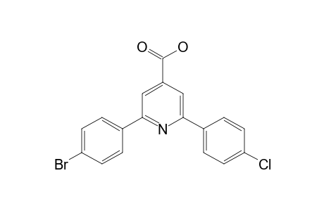 2-(4-Bromophenyl)-6-(4-chlorophenyl)pyridine-4-carboxylic acid