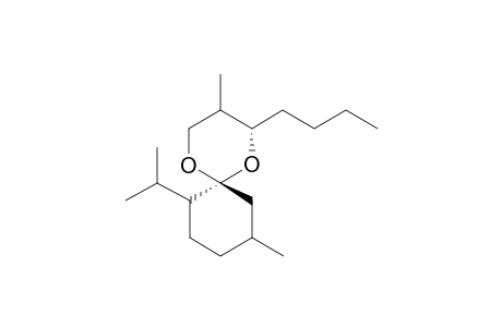 4-Butyl-5,3'-dimethyl-6'-isopropyl-spiro[1,3-Dioxacyclohexane-2,1'-cyclohexane] isomer