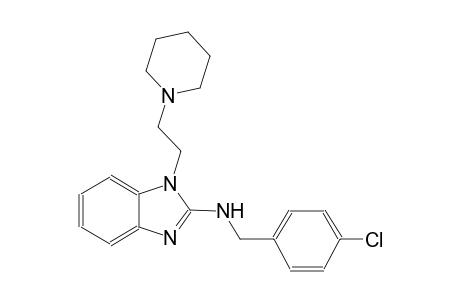 N-(4-chlorobenzyl)-1-[2-(1-piperidinyl)ethyl]-1H-benzimidazol-2-amine