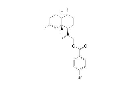 (+)-(1R*,6S*,7S*,10S*)-12-PARA-BrOMOBENZOYLOXY-4,11(13)-CADINADIENE