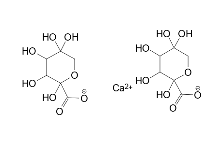 beta-D-threo-2,5-Hexodiulo-2,6-pyranosonic acid, 5-hydrate, calcium salt (2:1)