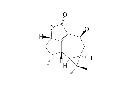 (2S,4R,5S,6R,7R,9S)-2,9-DIHYDROXY-1(10)-AROMADENDREN-14-OIC_ACID_2,14-LACTONE