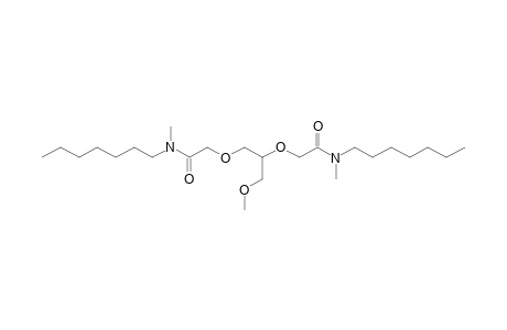 n-Heptyl-2-(2-[(heptyl-methyl-carbamoyl)-methoxy]-3-methoxy-propoxy)-N-methyl-acetamide