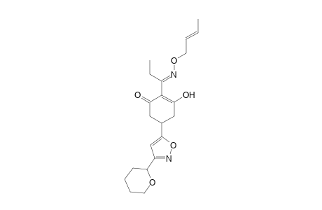 2-Cyclohexen-1-one, 2-[1-[(2-butenyloxy)imino]propyl]-3-hydroxy-5-[3-(tetrahydro-2H-pyran-2-yl)-5-isoxazolyl]-