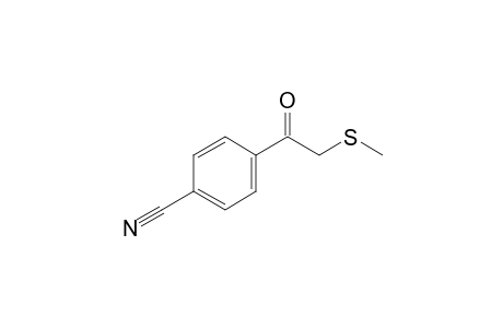 4-(2-(Methylthio)acetyl)benzonitrile