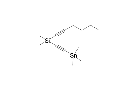 1-( 1'-Hexynyl)(trimethylstannyl)ethynyl)dimethylsilane