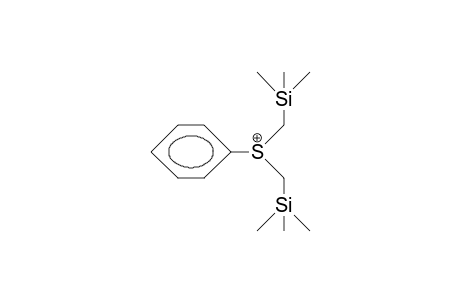 Bis(trimethylsilyl-methyl)-phenyl-sulfonium cation