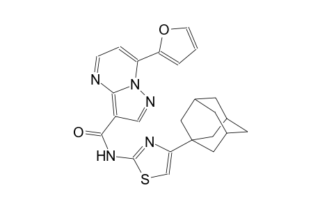 N-[4-(1-adamantyl)-1,3-thiazol-2-yl]-7-(2-furyl)pyrazolo[1,5-a]pyrimidine-3-carboxamide