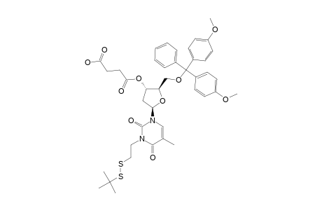 5'-O-(4,4'-DIMETHOXYTRITYL)-3'-O-SUCCINYL-N3-(ETHYL)-THYMIDINE-TERT.-BUTYL-DISULFIDE