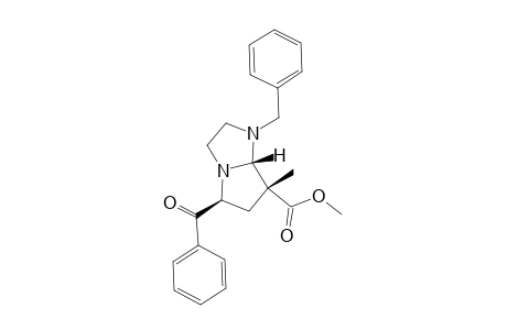 5-Benzoyl-1-benzyl-7-methoxycarbonyl-7-methylhexahydro-1H-pyrrolo[1,2-a]imidazole