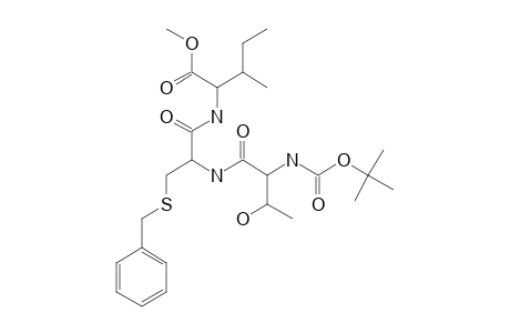 N-TERT.-BUTYLOXYCARBONYL-L-THREONYL-S-BENZYL-CYSTEINYL-ISOLEUCINE-METHYLESTER