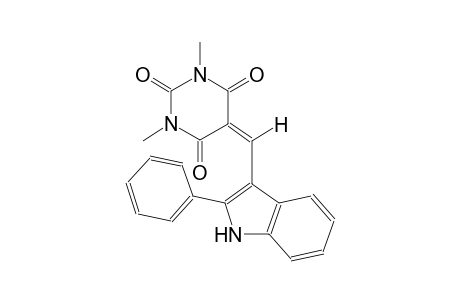 1,3-dimethyl-5-[(2-phenyl-1H-indol-3-yl)methylene]-2,4,6(1H,3H,5H)-pyrimidinetrione