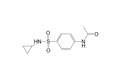 N-{4-[(cyclopropylamino)sulfonyl]phenyl}acetamide