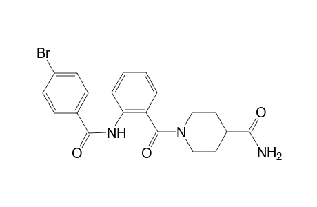 1-[2-[(4-Bromobenzoyl)amino]benzoyl]isonipecotamide