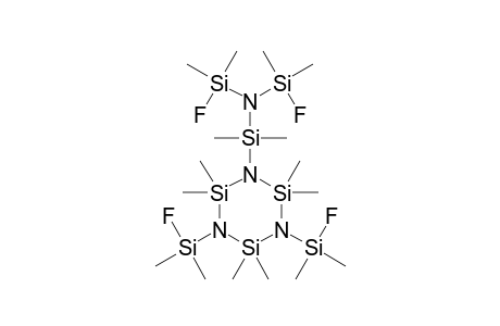 1-([BIS-(FLUORODIMETHYLSILYL)-AMINO]-DIMETHYLSILYL)-3,5-BIS-(FLUORODIMETHYLSILYL)-2,2,4,4,6,6-HEXAMETHYLCYCLOTRISILAZANE