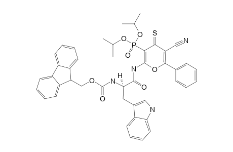 2-(FLUORENYL-9-METHOXYCARBONYL-ALPHA-L-TRYPTOPHANYL)-AMINO-5-CYANO-6-PHENYL-4-THIOXO-4H-PYRAN-3-YLPHOSPHONIC-ACID-DIISOPROPYLESTER