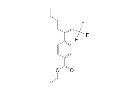 (Z)-ETHYL-4-(1-BUTYL-3,3,3-TRIFLUORO-1-PROPENYL)-BENZOATE