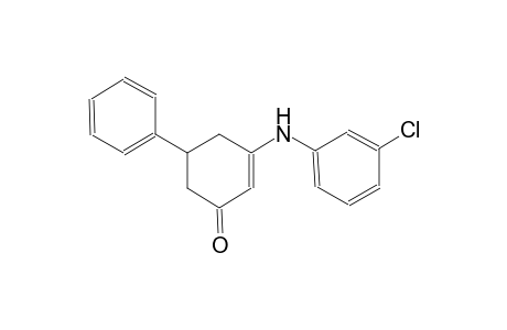 3-(3-chloroanilino)-5-phenyl-2-cyclohexen-1-one