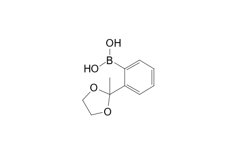 [2-(2-methyl-1,3-dioxolan-2-yl)phenyl]boronic acid