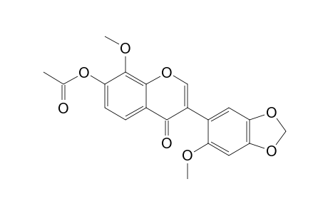 6',8-DIMETHOXY-7-ACETOXY-3',4'-METHYLENDIOXY-ISOFLAVON